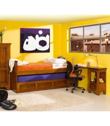 Dormitorio rústico juvenil Yesma