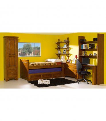 Dormitorio rústico juvenil Nasitel