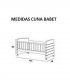 Cuna Babet, medidas