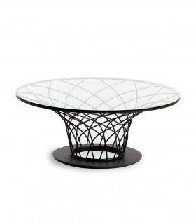 Mesa de centro redonda contemporánea Reumen