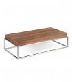 Mesa de centro moderna de nogal Madasar