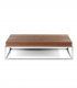 Mesa de centro moderna de nogal Madasar