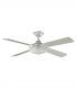 Ventilador de techo blanco con luz 50982