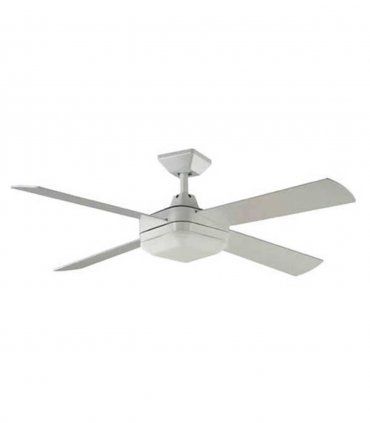 Ventilador de techo blanco con luz 50982