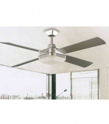 Ventilador de techo blanco con luz 50982