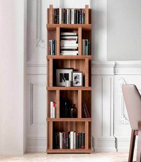 Librería estrecha de diseño contemporáneo Garmel