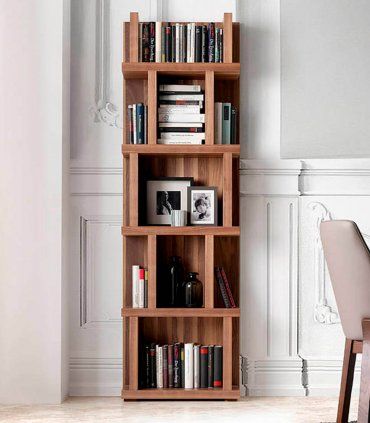 Librería estrecha de diseño contemporáneo Garmel
