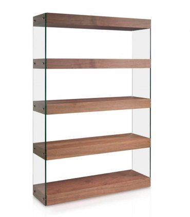 Estantería moderna de nogal Ketra