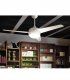 Ventilador techo Blanco Con Luz 3 Palas, vista