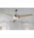 Ventilador techo Blanco Con Luz 3 Palas, detalle