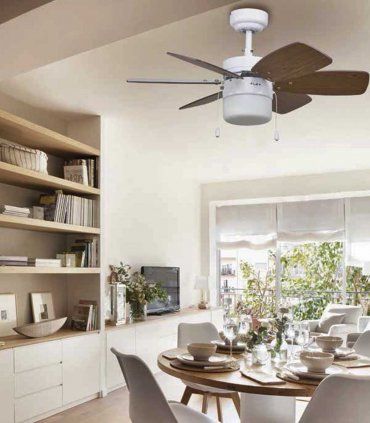 Ventilador de techo blanco 50430
