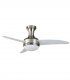 Ventilador techo blanco con luz 50990