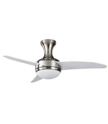 Ventilador techo blanco con luz 50990