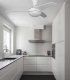 Ventilador techo blanco con luz 50990