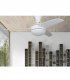 Ventilador techo blanco con luz 50990
