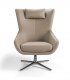 Sillón giratorio contemporáneo Vallen
