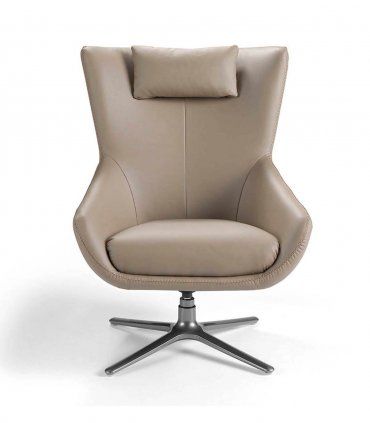 Sillón giratorio contemporáneo Vallen