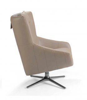 Sillón giratorio contemporáneo Vallen