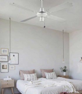 Ventilador de techo blanco 50439
