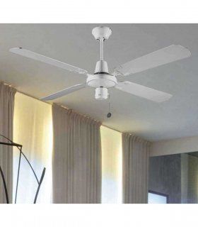 Ventilador de techo blanco 50439