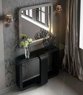 Consola moderna con cristal Azkary C08
