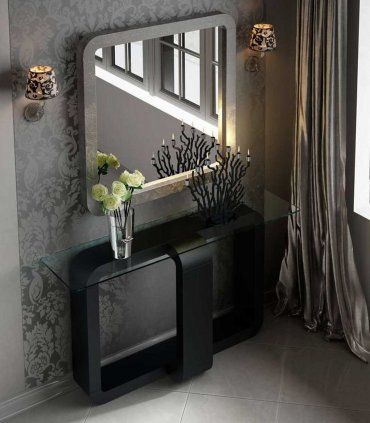 Consola moderna con cristal Azkary C08