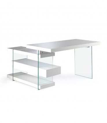 Mesa escritorio moderna blanca Ketra