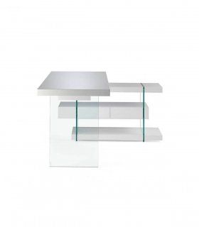 Mesa escritorio moderna blanca Ketra