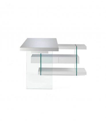 Mesa escritorio moderna blanca Ketra