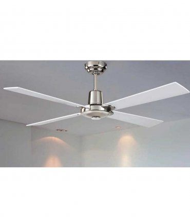 Ventilador techo Palas Reversibles Blanco - Gris