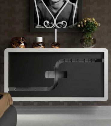 Cubreradiador moderno Azkary R04, detalle