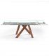 Mesa de comedor moderna en cristal Purena