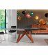 Mesa de comedor moderna en cristal Purena