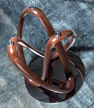 Mesa de comedor moderna en cristal Leber