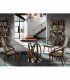 Mesa de comedor moderna en cristal Leber