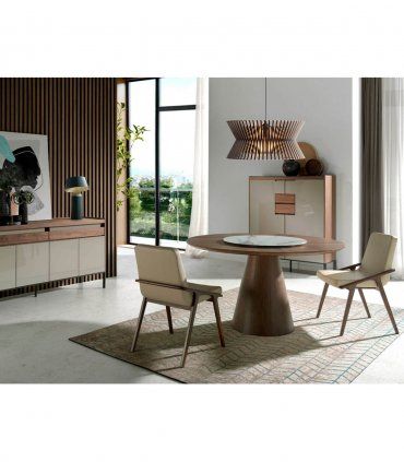 Mesa de comedor contemporánea redonda Rivero