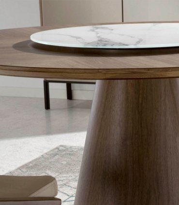 Mesa de comedor contemporánea redonda Rivero
