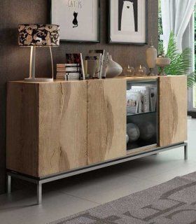 Aparador de diseño con luz Azkary A03, vista