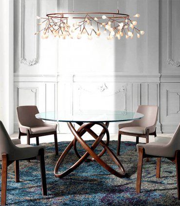 Mesa de comedor contemporánea Pedreña