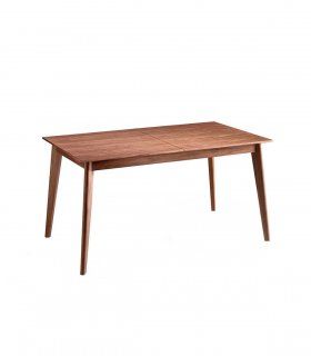 Mesa de comedor rectangular y extensible Tresen