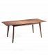 Mesa de comedor rectangular y extensible Tresen