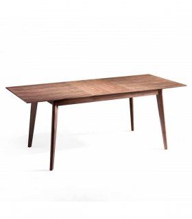 Mesa de comedor rectangular y extensible Tresen
