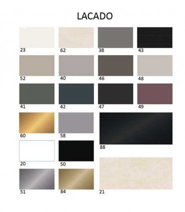 Consola de diseño Azkary Curve, acabados
