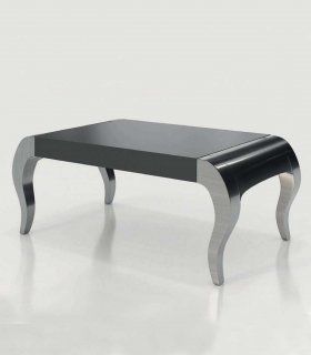 Mesa de centro de diseño Azkary MCII.28, lacado88 y metalizado 040