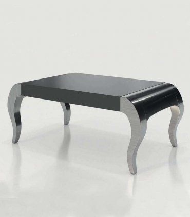 Mesa de centro de diseño Azkary MCII.28, lacado88 y metalizado 040