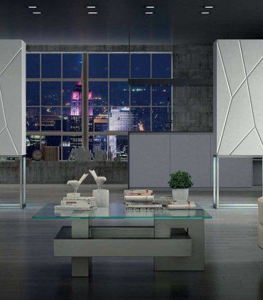 Mesa de centro de diseño Azkary MCII.01, salón