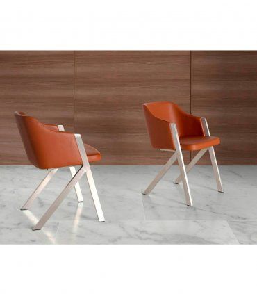 Silla tapizada moderna Rumena