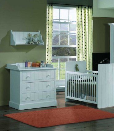 Cómoda blanca Romina, dormitorio