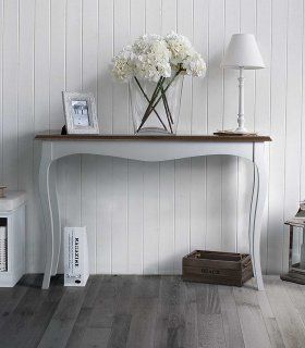 Consola vintage blanca Velvet