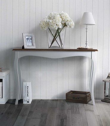 Consola vintage blanca Velvet